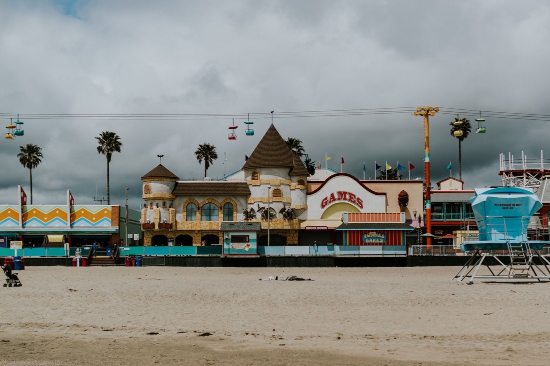 the Santa Cruz Beach Boardwalk