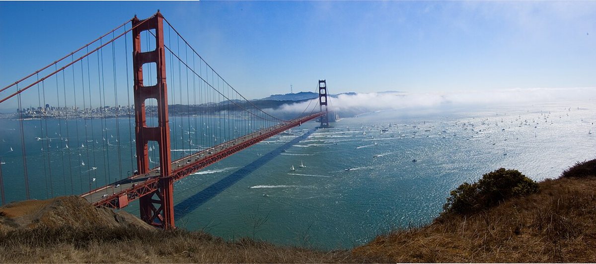 the Golden Gate Bridge