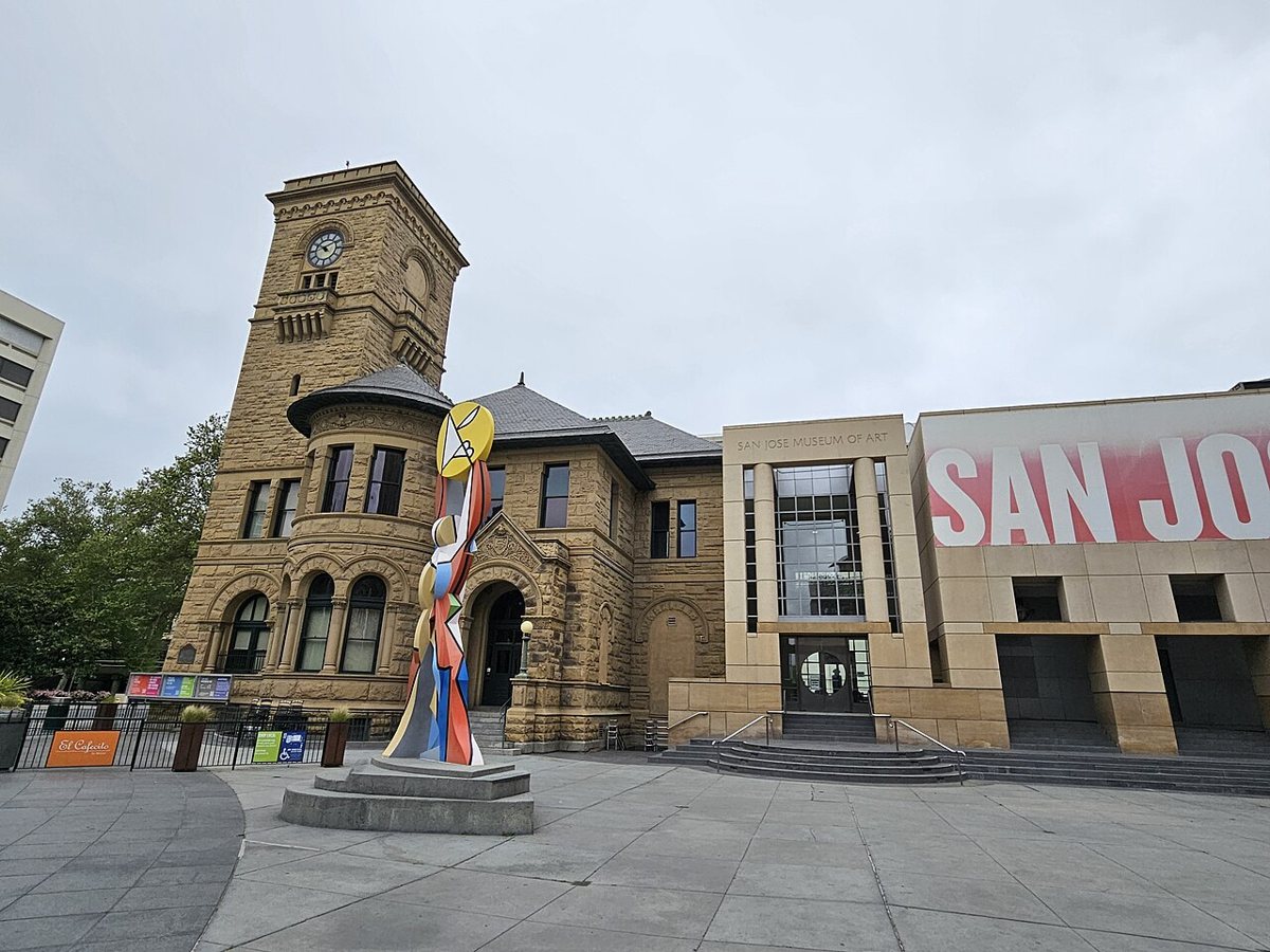 San Jose Museum of Art exterior and gallery